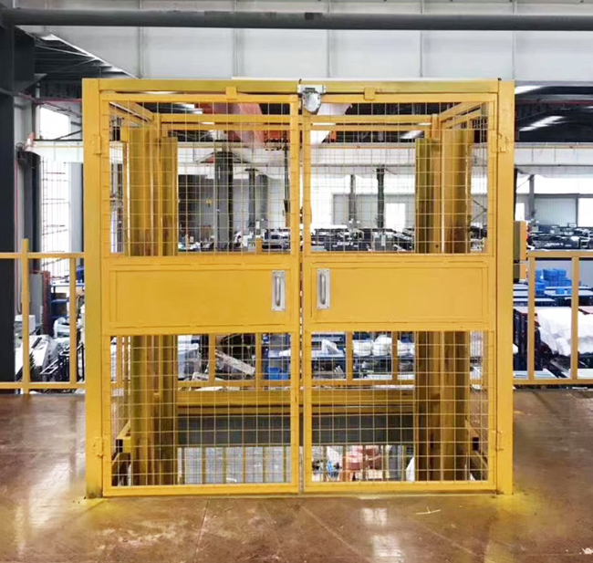 恩施智能导轨式升降机亮相